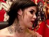 kat von d side neck tattoo